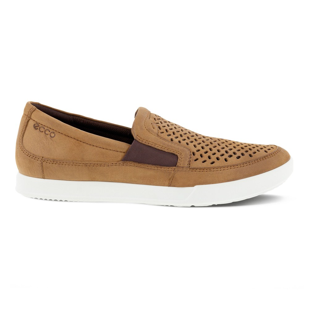 Slip On Hombre - ECCO Cathum - Marrom - TWH574283